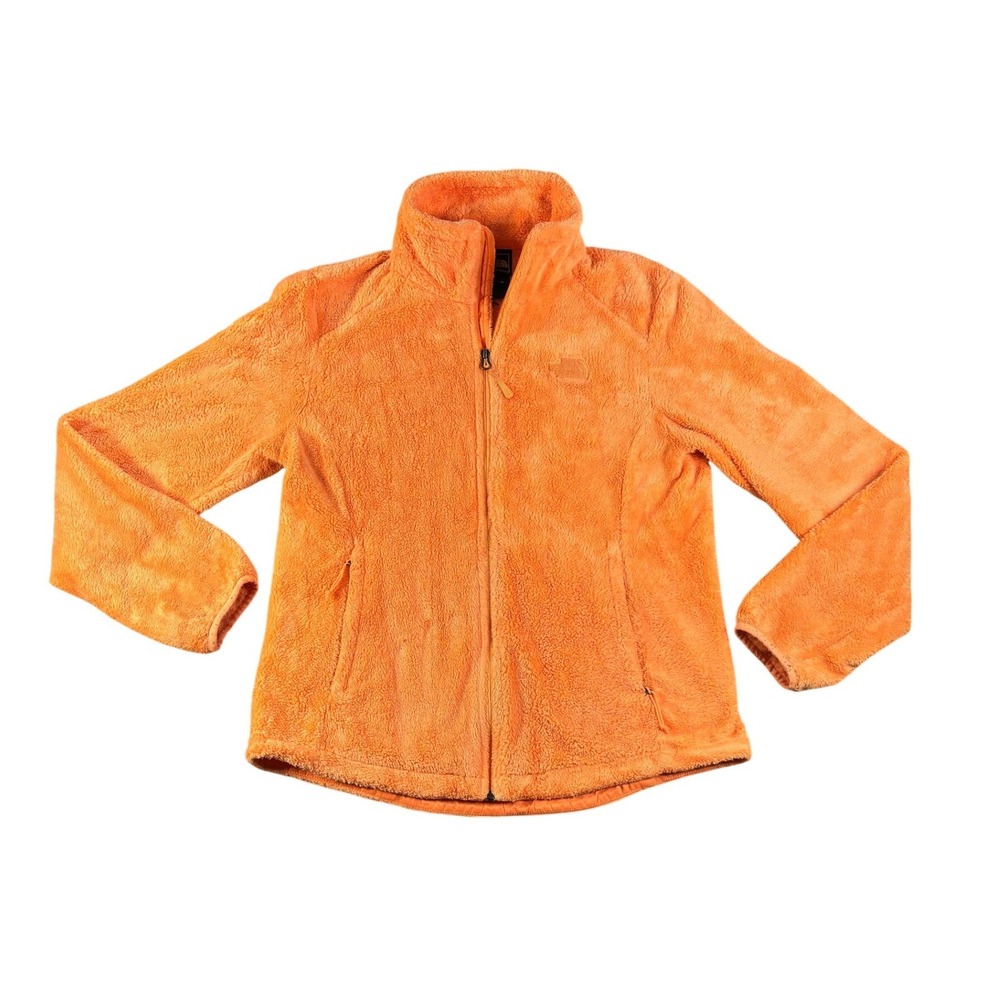The North Face Osito Fleece Jacket Orange Full Zip Womens Medium